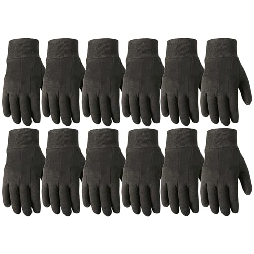 Wells Lamont Versatile Work Gloves Lightweight, Durable, Comfortable Jersey Basic, 12-Pair Bulk Pack, X-Large (506XLZ)