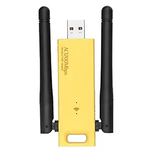 Homgee WD-4602AC 1200M s Wireless Dual Band USB Adapter AC1200 USB3.0 Wireless Network WiFi Adapter 2.4GHz / 5.0GHz Ethernet 802.11AC w/Antenna for Laptop Desktop Tablet PC Smart Phone