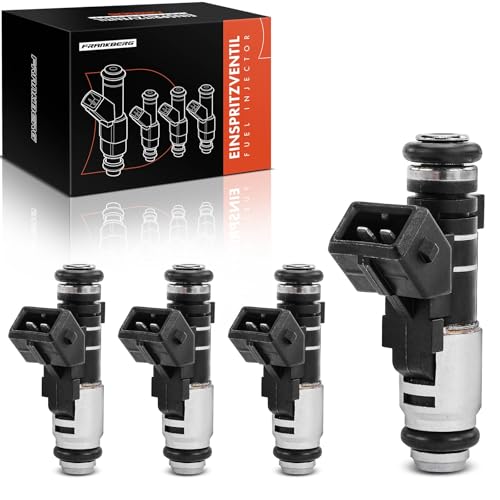 Frankberg 4 vannes d'injection Buse d'injection Compatible avec C2 JM 1.1 C3 I FC FN 1.1i 206 Compact 2A/C 1.1i 206 SW 2E/K 1.1 Partner ComFino apace 5 G 1.1 Replace# IPM002,1984.C9