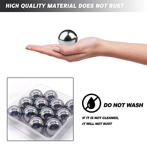 Deepdream 12PSC-1INCH 12Pcs 1 Inch Chrome Steel Bearing Balls 25.4Mm Steel Ball Precision Bearings thumb #3