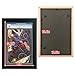 trlry Single Graded Comic Book Frame for Standard CGC Graded Comic Books,Solid Wood (Black mat)