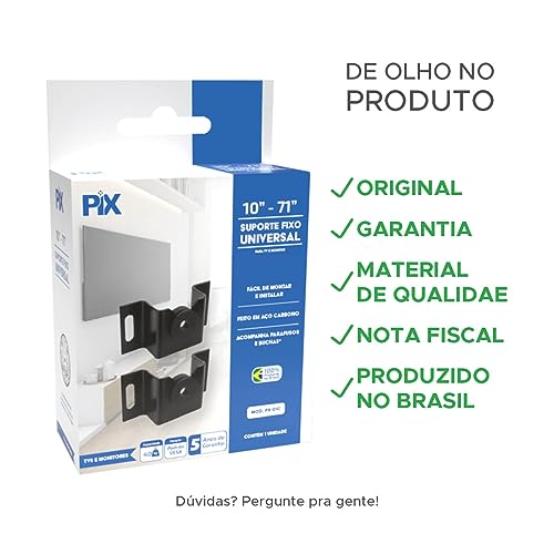 SUPORTE FIXO UNIVERSAL LED/LCD 10