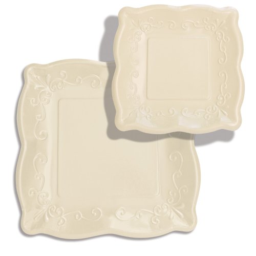 8-Count Elise Scalloped Embossed 10