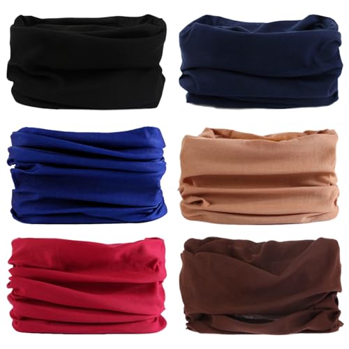 Image of Venswell Neck Gaiter Face Mask Men Women,Seamless Bandana Rave Face Cover Scarf Mask,Balaclava,Headband, Head Wrap,Headwear