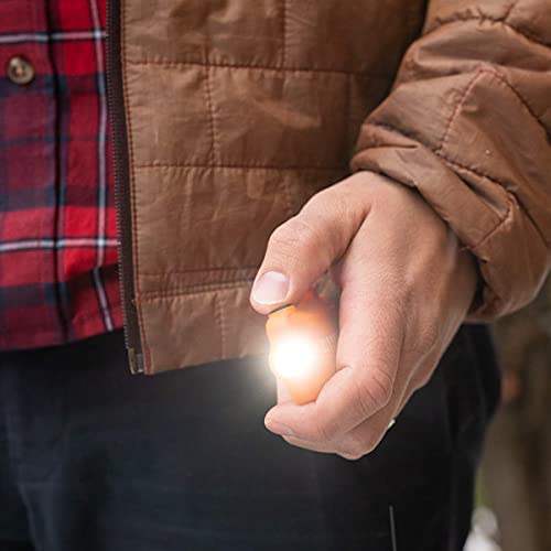 Survival Frog Tough Tesla Lighter 2.0 - Waterproof & Windproof Lighters - Flameless Top-Facing Dual Arc Plasma, Usb Rechargeable Electric W/Built-In Flashlight, Camping, Survival Fire Starter (Orange) #TOP6