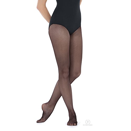 Eurotard Child Seamless Fishnet Tights Black One Size