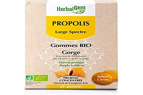 En Oferta Herbalgem Propóleo Amplio Espectro, Garganta, Defensas Naturales, El Mejor Aliado Para Los Dolores De Garganta, 24 Caramelos