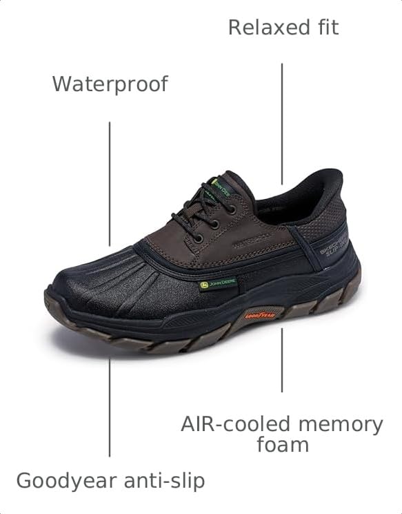 Image of Skechers Men's JDW Respected Tanzier Rain Shoe