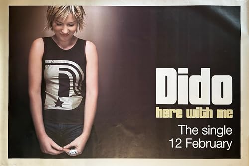 Affiche Dido - Here With Me 2001 pour décorer un grand mur vide de chambre