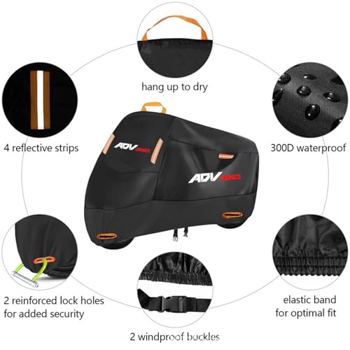 Housse de moto pour ADV350 bâche étanche toutes saisons