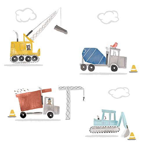 Image of Bedtime Originals Construction Zone Trucks Wall Decals/Stickers