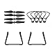 Holy Stone Spare Parts Kit for RC Quadcopter Drone HS700 Black
