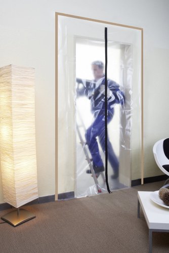 wolfcraft Schmutzschleusen-Set I 4005000 I Staubschutzvorrichtung 2,2 x 1,25 m