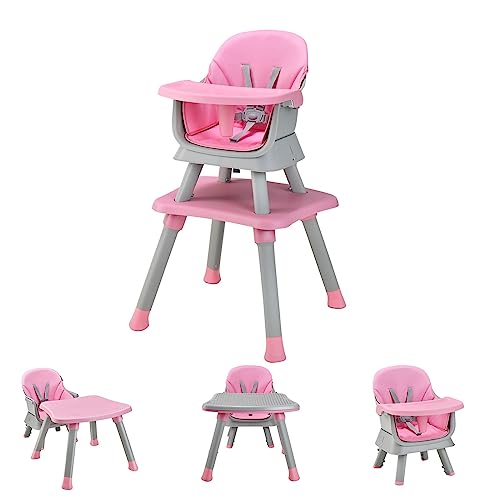 Lifezeal Trona Multifuncional De Bebé, Trona Con Funda De Tela Desmontable, Combinación De Trona De Bebé Con Mantel De Juguete, Trona De Bebé Desmontable Para Niños De 7-36 Meses Rosa Lifezeal Trona Multifuncional De Bebé, Trona Con Funda De Tela Desmontable, Combinación De Trona De Bebé Con Mantel De Juguete, Trona De Bebé Desmontable Para Niños De 7-36 Meses Rosa
