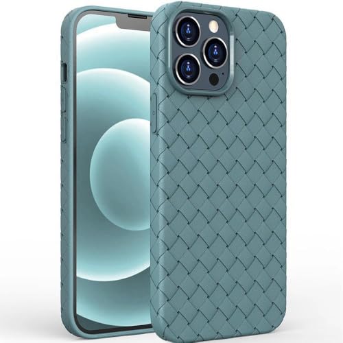 Coque tressée iPhone 12 / 12 Pro Callyue en TPU souple antichoc noire