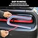 HNNGSSG Blue Rear Tail Lamp Guard Cover Accessories 5 Pieces/Set for Dodge for Challenger 2015-2022 Gloss BRTLLGCFDC2A,Repair your car
