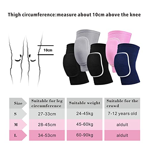 Rybtb Knee Pads With Elastic Support For Sporter, Breathable Knee Protection For Men Women Kids, Knee Brace For Volleyball Football Dance Yoga Tennis Running Cycling Workout Climbing(S, Black) #TOP1