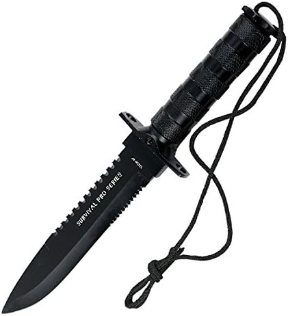 14" Stainless Steel Survival Knife with Sheath Heavy Duty