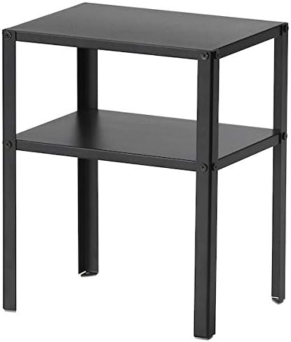 Discount Seller KNARREVIK Bedside table, black, 37x28 cm durable and easy to care for. Side tabless. Coffee & side tables. Tables & desks. Furniture. Environment friendly.