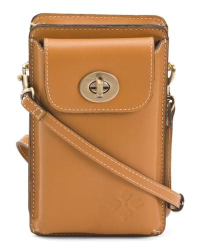 Patricia Nash Felicita Phone Crossbody (Hazelnut)