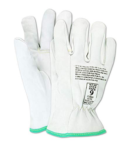 MAGID Goatskin Leather Low Voltage Linesman Protector Glove | For Use with Rubber Electrical Insulating Gloves, 9.5
