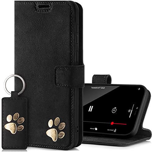 Étui de protection portefeuille pour Xiaomi 13 Ultra clapet cuir véritable anti-rayures