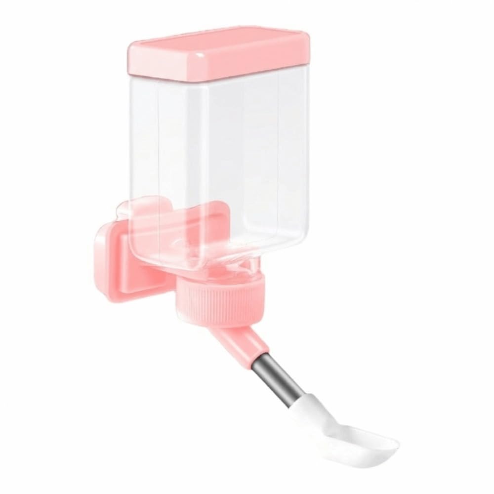 Bird Automatic Water Dispenser Cage Hanging Water Dispenser, Birds Cage Accessories, Pets Water Dispensers Bird Cages Accessories(Pink)