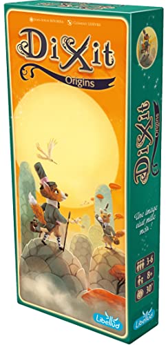 Asmodee - Dixit Extension : Origins - Jeu de 84 Cartes pour Enfants dès 8 Ans - Images par Clément Lefèvre - Complète Jeu de Base - 3 à 6 Joueurs - 30 Min - en Français - Libellud