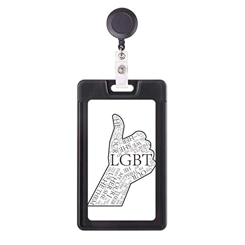 Porte-badge rétractable LGBT pour ne plus perdre votre carte d'accès professionnelle