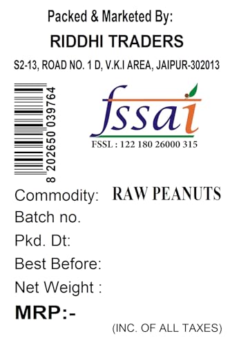 Image of RITUAL FARMS Unpolished Raw Peanuts | Groundnut | Moongfali | Sabut Mungfali | Singdana | Singhdana | Rich in Protein and Natural Healthy Snacks (500gm)