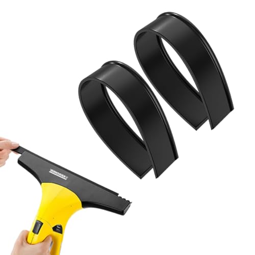 Test-Avis Kärcher WV 2 Black Edition : Nettoyeur de Vitres Puissant et Autonome 5 KEQAR 2 pièces Lames en Caoutchouc de Rechange pour Aspirateurs