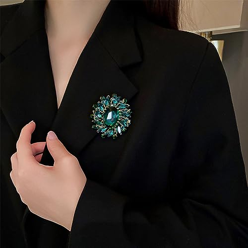 Image of Flower Brooch Pin Costume Jewelry Accessory Gold Tone
