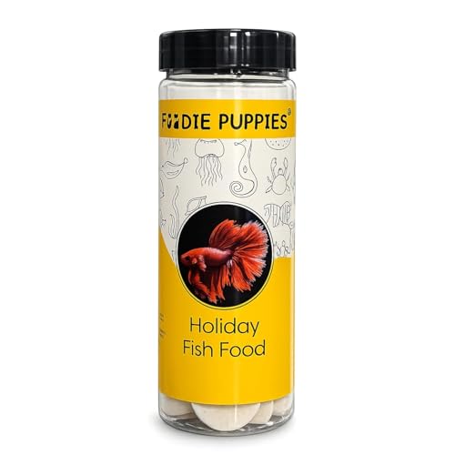 Image of Foodie Puppies Weekend Pack Fish Food - 50 Blocks Slow-Dissolving | 3-Day Feeding Supplement for Tropical & Coldwater Aquarium Fish | Convenient Food for Weekends