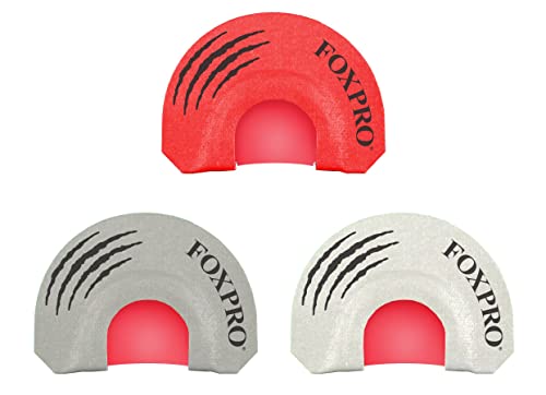 FOXPRO Loaded Gun Predator Mouth Call Combo For Coyote Hunting Includes 3 Diaphragm Mouth Calls