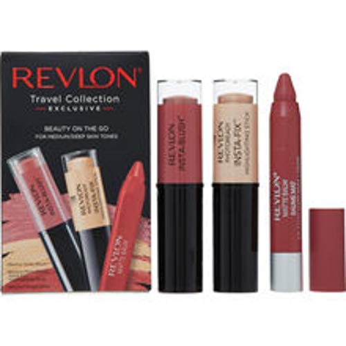 Revlon Beauty On The Go, Fair/Light Skintones, 3 Piece