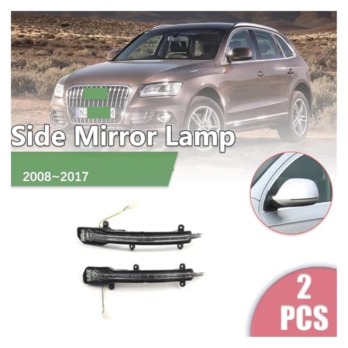 Clignotant rétroviseur pour Q5 8R SQ5 et Q7 4L - Répétiteur latéral de rechange pour voiture - 3