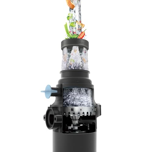 Image of Moen Prep Series Disposer 1 /2 Horsepower Continuous Feed Garbage Disposal featuring Fast Track Technology, Power Cord Included, GT50C