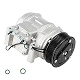 Air Conditioning Compressor & A/C Clutch ‎for Honda CR-V 2.4 2.4L L4 2002 2003 2004 2005 2006 (Only Fit for 10PA15C), CO 10663PC, 38810PNB006