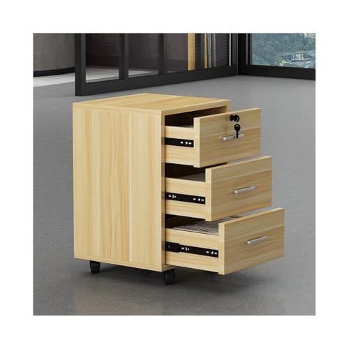 Buffet de Bureau à Tiroirs Verrouillables pour Classement Sécurisé