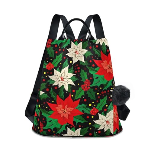 Aquarelle Fleurs Poinsettia cadeau idéal pour amoureux de nature