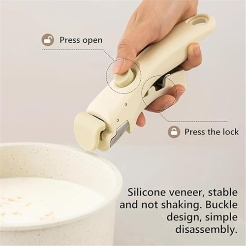 Gourmetific Cookware Set, 11 Piece Nonstick Maifan Cookware Set with Detachable Handle, Ceramic Pots and Pans Set Non Stick, for Induction Dishwasher Oven – Image 4