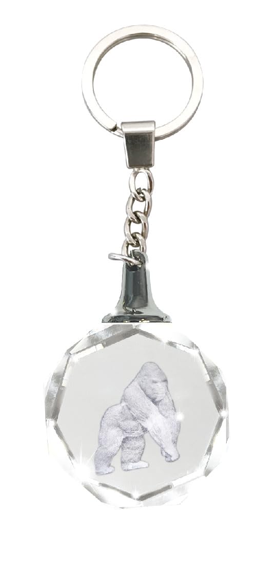 CRYSTAL SILHOUETTES KEYCHAINS from Deluxebase. Glass Crystal Pendant Animal Keyring with Stainless Steel Chain, Unique Purse Charm & Bag Accessory, Novelty Gifts for Women & Men.