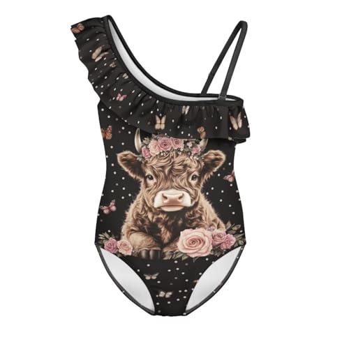 Image of Yzaoxia Girls Swimsuits One Piece Bathing Suit Sleeveless Gymnastics Swimwear for Kids 3-14Y