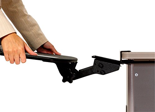 3M Akt65Le Tool-Free Install Knob Adjust Keyboard Tray With Standard Platform, Black #TOP6