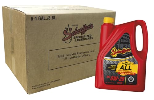 Aceite para motor 0W-20 sintético Schaeffer 1 cuarto x6 miniatura 1