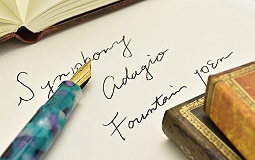 Amazon | 万年筆 Pent〈ペント〉 シンフォニー アダージオ 青緑に澄む