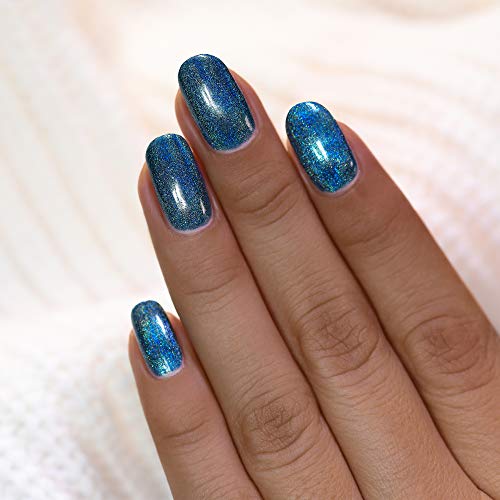 Image of ILNP Emma - Bold Sapphire Ultra Holo Nail Polish