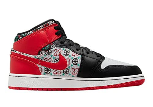 Nike Youth Jordan 1 Mid DM1208 150 Ugly Christmas Sweater - Size 5.5Y2