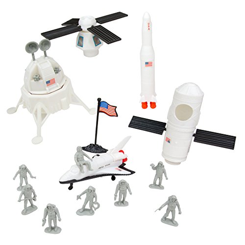 Legends of Space - 22 Piece Space Toy Backpack Playset - With Space Ships and Astronaut Figures