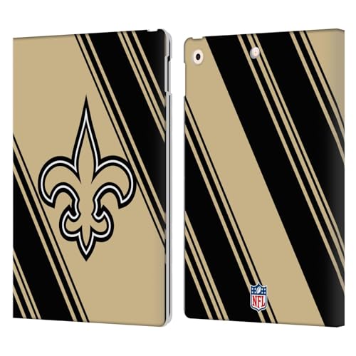 Étui portefeuille NFL New Orleans Saints pour Apple iPad 10.2 en cuir
